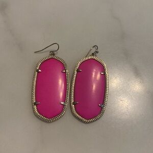 Kendra Scott pink and gold earrings